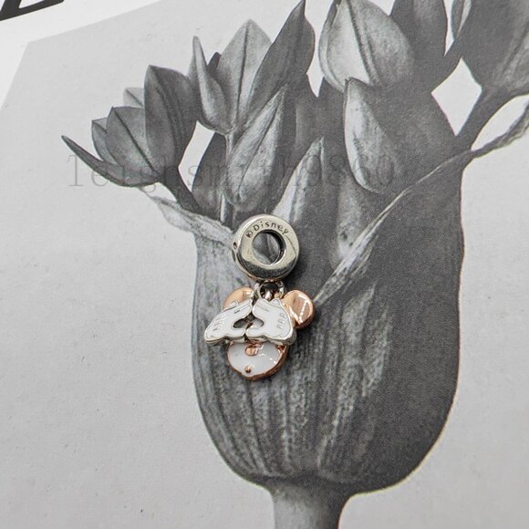 Pandora Mickey Mouse Double Dangle Charm - Picture 2 of 7